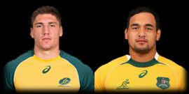 Sean McMahon Tetera Faulkner Wallabies 
